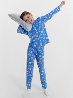 Брюки, джемпер Mark Formelle 567740/24-28726ПП-0 алфавит_на_синем - фото 4