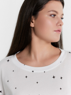 Сорочка Mark Formelle 572371/24-26648ПП-0 звездная_россыпь_на_белом - фото 4