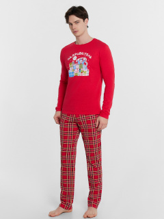 Брюки, джемпер Mark Formelle 591023/24-4230ПП-5 красный_красная_клетка_3_сл_на_пол - фото 1