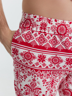 Брюки, джемпер Mark Formelle 591023/24-4232ПП-5 красный_новогодний_орнамент_2_сл_на_пол - фото 4