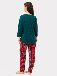 Брюки, джемпер Mark Formelle 592317/24-ОБР26672ПП-0 горошек_на_хвое_клетка_на_красном_014А_Стирка - фото 3