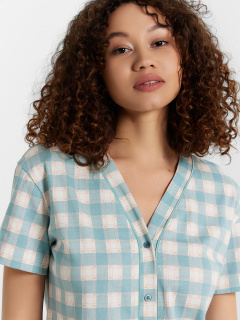 Жакет, шорты Mark Formelle 592348/24-32142ПП-5 зеленая_клетка - фото 4