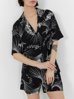 Жакет, шорты Mark Formelle 592460-2/24-32166ПП-9 мотыльки_на_черном - фото 5