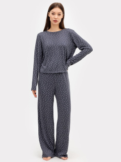 Брюки, джемпер Mark Formelle 592468-1/24-26652ПП-10 горошек_на_графите - фото 2