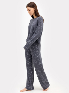 Брюки, джемпер Mark Formelle 592468-1/24-26652ПП-10 горошек_на_графите - фото 4