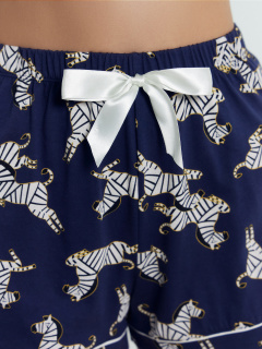 Жакет, шорты Mark Formelle 592478-1/24-26732ПП-0 зебры_на_т.синем - фото 2