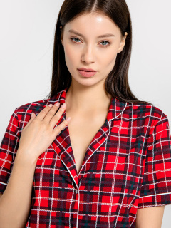 Жакет, шорты Mark Formelle 592478-1/24-ОБР24788ПП-0 клетка_на_красном_014А_Стирка - фото 2
