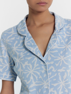 Жакет, шорты Mark Formelle 592478/24-26552ПП-0 голубой_узор - фото 2