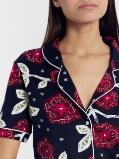 Жакет, шорты Mark Formelle 592478/24-26552ПП-0 цветы_на_синем - фото 3