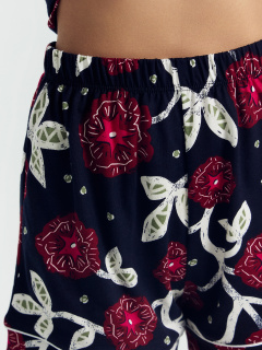 Жакет, шорты Mark Formelle 592478/24-26552ПП-0 цветы_на_синем - фото 4