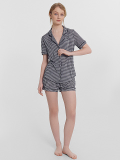 Жакет, шорты Mark Formelle 592478/24-31850ПП-5 черная_клетка_на_белом - фото 1