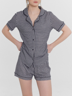 Жакет, шорты Mark Formelle 592478/24-31850ПП-5 черная_клетка_на_белом - фото 5