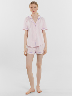 Жакет, шорты Mark Formelle 592478/25-34507ПП-5 клетка_виши_розовая - фото 1