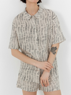 Жакет, шорты Mark Formelle 592498/24-34813ПП-9 полоски_на_молочном - фото 1