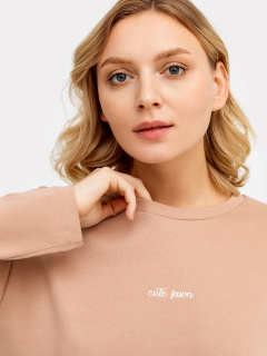 Брюки, джемпер Mark Formelle 592513/24-ОБР26671ПП-2-2 св.тауп_молочные_пятнышки_БРАК_ПОЛОТНА_014_Ст - фото 5