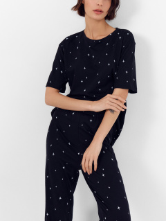 Брюки, футболка Mark Formelle 592559/24-28452ПП-6 звездная_россыпь_на_черном - фото 3