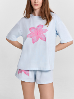 Джемпер, шорты Mark Formelle 592591/24-31175ПП-5 кристалл_печать_3_сл_на_пол_3_сл_на_ПР_дет_переда_ - фото 3