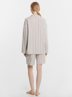 Рубашка, шорты Mark Formelle 592597/24-32099ПП-9 мокко_полоска_на_белом - фото 2
