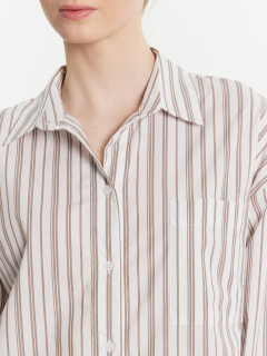Рубашка, шорты Mark Formelle 592597/24-32099ПП-9 мокко_полоска_на_белом - фото 3