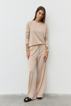 Брюки, джемпер Luitui R4050 бежевый - фото 1