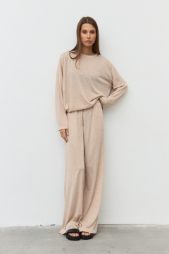 Брюки, джемпер Luitui R4051 бежевый - фото 1