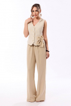 Брюки, жилет Golden Valley 6697 бежевый - фото 1