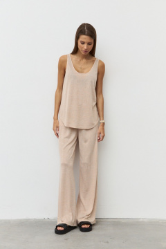 Брюки, джемпер Luitui R4052 бежевый - фото 4