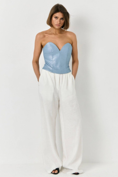 Брюки ATTIKA A3351-2 белый - фото 1