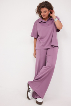 Блуза, брюки BegiModa 3094 виноград - фото 1