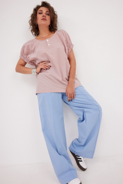 Брюки BegiModa 6065 голубой - фото 4