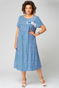 Мишель стиль 1281 сине-белый