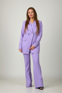 Брюки, жакет Rosheli 1136/1 сиреневый - фото 1