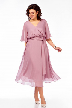 Платье Ольга Стиль С-924 светло-розовый - фото 1