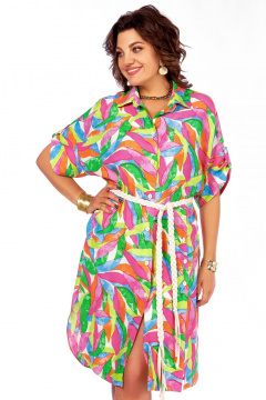 Платье Ольга Стиль С-927 мультиколор - фото 1