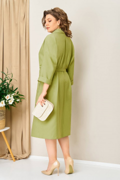 Платье VOLNA 1412 фисташка - фото 4