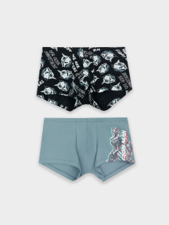 Трусы Mark Formelle 411216-2/24-4090П-5 бриз_роботы_на_черном_3_сл_1тр_на_ЛВ_дет - фото 5