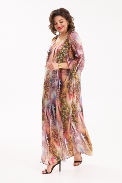 Платье круглогодичное женское шифон с расклешением и карманами Almirastyle 247 - фото 5