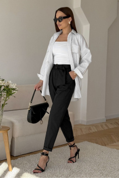 Брюки PRATA wear S035 черный - фото 3