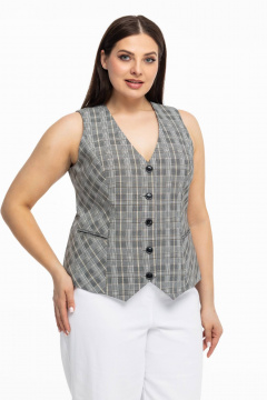 Жилет Avila 0971 серый - фото 5