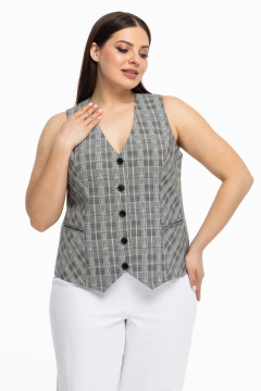 Жилет Avila 0971 серый - фото 3