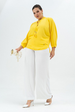 Блуза, брюки Andina 968 желтый/молоко - фото 1