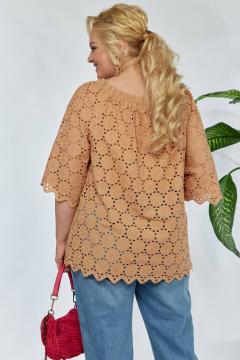 Блуза Anastasia 1131.1 пшеничный - фото 5