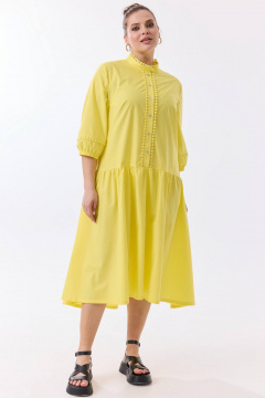 Платье SOVA 11289 желтый - фото 1