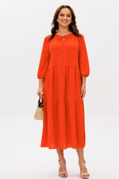 Платье Mubliz 270 оранжевый - фото 1