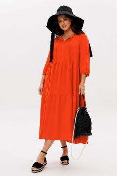 Платье Mubliz 270 оранжевый - фото 2