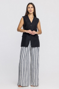 Жилет FASHION CENTRE Л-3967/ч чёрный - фото 5