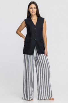 Жилет FASHION CENTRE Л-3967/ч чёрный - фото 4