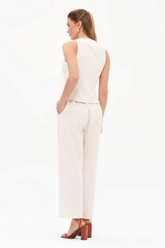 Жилет Nelva 1965 кремовый меланж - фото 5