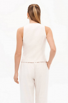 Жилет Nelva 1965 кремовый меланж - фото 2