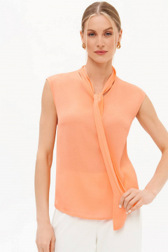 Блуза Nelva 23448 неоновый оранжевый - фото 4